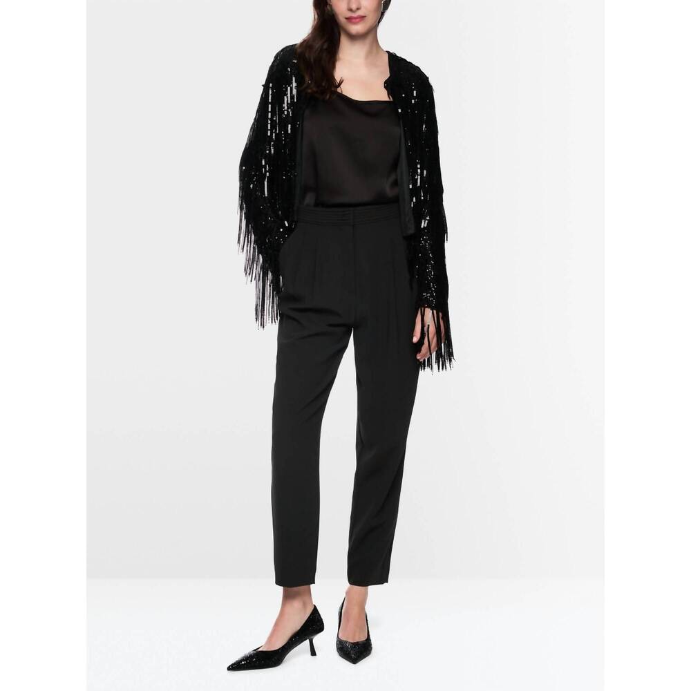 NEW MARC CAIN hi rise slim pants in black